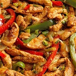 chicken fajitas